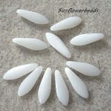 40 Stück - Dagger alabaster white - RESTPOSTEN